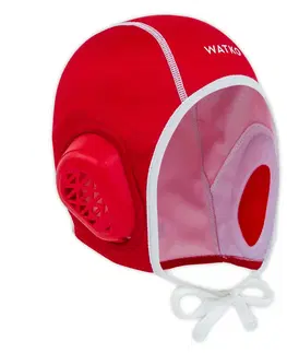 vodné športy Čiapka WP900 na vodné pólo červená