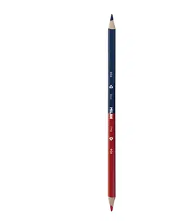Hračky MILAN - Ceruzka obojstranná MILAN, trojhranná červeno-modrá