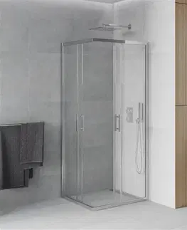 Sprchovacie kúty MEXEN - Rio sprchovací kút štvorcový 70x70, transparent, chróm 860-070-070-01-00