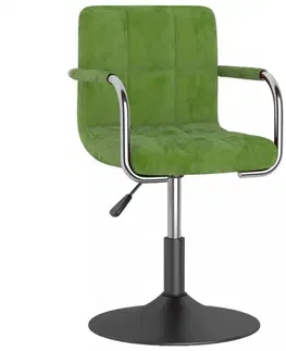 Kancelárske stoličky Otočná stolička kov / zamat Dekorhome Horčicová