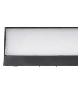 Vonkajšie nástenné svietidlá LEDVANCE LEDVANCE LED vonkajšie nástenné svietidlo Endura Style Idri, tmavosivé