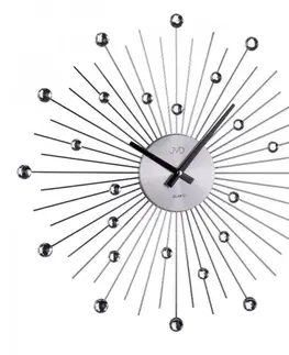 Hodiny Dizajnové nástenné hodiny JVD HT071.1 antracit, 49cm