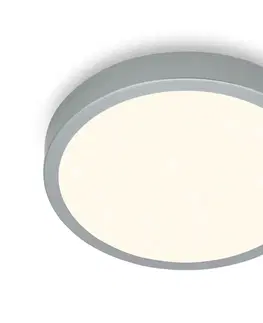 Svietidlá Briloner Briloner 3704-014-LED Stmievateľné stropné svietidlo RUNA LED/22W/230V strieborná+DO 