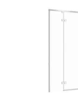 Sprchovacie kúty CERSANIT - Sprchové dvere LARGA chróm 100X195, ľavé, číre sklo S932-121