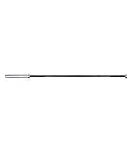 Osy k činkám Vzpieračská tyč s ložiskami inSPORTline OLYMPIC OB-80 200cm/50mm 15kg, do 450kg, bez objímok