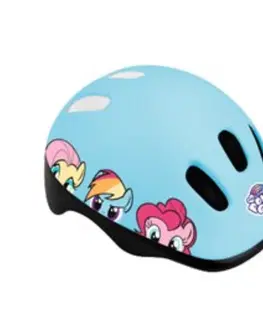 Helmy a prilby na in-line Detská cyklistická prilba SPOKEY Hasbro Pony modrá 52-56 cm