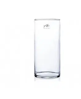 Vázy sklenené Sklenená váza Cyli, 9 x 20 cm