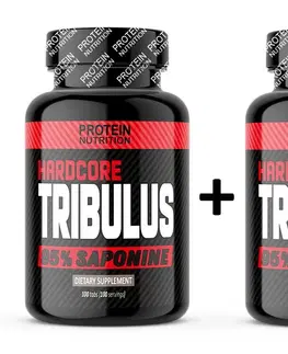Anabolizéry a NO doplnky 1+1 Zadarmo: Hardcore Tribulus 95% - Protein Nutrition 100 tbl. + 100 tbl. 