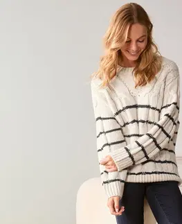 Shirts & Tops Prúžkovaný pletený pulóver