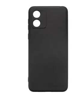 Puzdrá na mobilné telefóny Silikónový kryt MobilNET pre Motorola Moto E13, čierny PGU-5279-MOT-E13XX