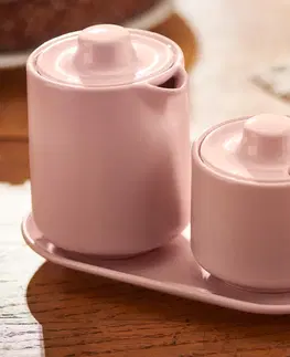 Serveware Súprava na mlieko a cukor, ružová
