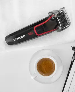 Zastrihávače vlasov a fúzov Sencor SHP 6201RD set pre zastrihávanie