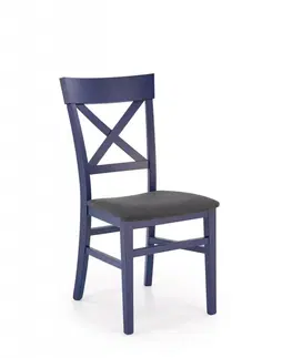 Jedálenské zostavy Jedálenská stolička TUTTI 2 HALMAR Modrá