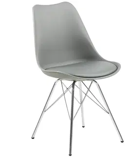 Plastové stoličky Stolička grey 4 ks