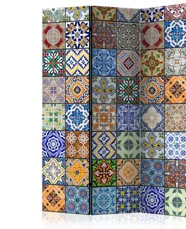 Paravány Paraván Colorful Mosaic Dekorhome 135x172 cm (3-dielny)