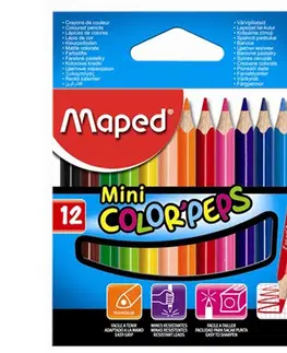Hračky MAPED - Pastelky trojhranné "COLOR`PEPS MINI", 12 ks