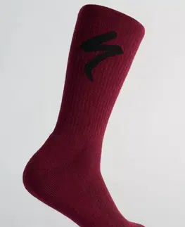 Pánske ponožky Specialized Merino Midweight Tall Logo Socks M