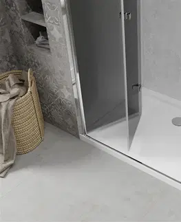 Vane MEXEN/S - Lima sprchovací kút 70x90 cm, grafit, chróm + biela vanička so sifónom, 856-070-090-01-40-4010