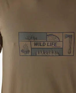 mikiny Bavlnené tričko 100 s krátkym rukávom a logom Wildlife