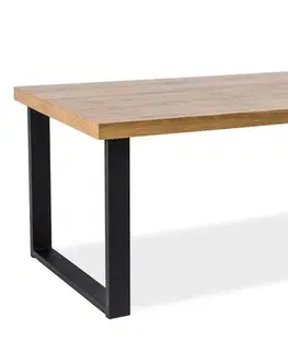 Jedálenské stoly HUMBERTO jedálenský stôl 90x150 cm, prír.dýha
