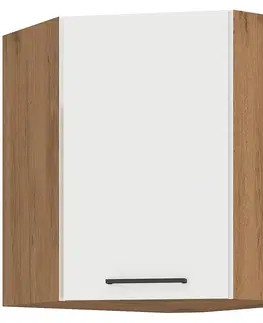 Kuchynské skrinky visiace Skrinka do kuchyne VIGO biely HG 60X60 GN-72 2F (45°)