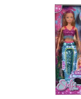 Hračky bábiky SIMBA - Bábika Steffi Swap morská víla