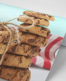 Tapety jedlá a nápoje Fototapeta americké cookies sušienky
