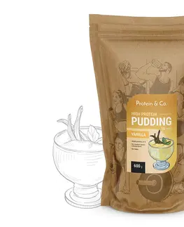 Zdravé potraviny Protein & Co. High protein pudding 600 g Zvoľ príchuť: Vanilla