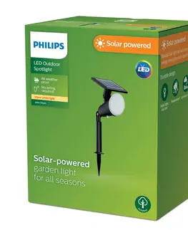 Solárne lampy Philips Philips LED solárne zemné svetlo Jivix