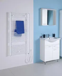 Kúpeľňa AQUALINE - KERAMIA FRESH umývadlová skrinka, 1 zásuvka, 60,6x74x34cm, biela 50064A