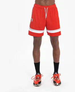 nohavice Basketbalové šortky SH 900 NBA Chicago Bulls muži/ženy červené