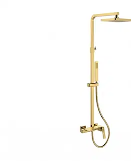 Kúpeľňa HOPA - Nástenný sprchový/vaňový set ASPIRA zlatá BABPANZL