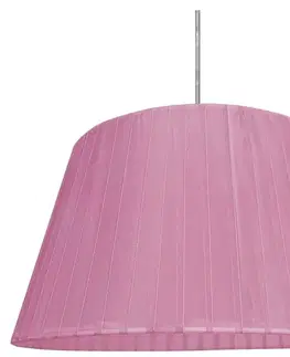 LED osvetlenie Závesná lampa TIZIANO 1xE27 Candellux Ružová