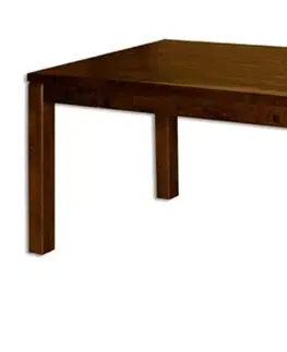 Jedálenské stoly ST172 Jedálenský stôl rozkladací, 2 krídla 180x90-G2.5, prírodný buk