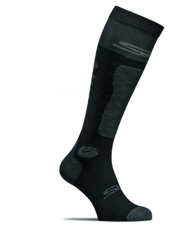 Pánske ponožky Moto podkolienky SIDI Perris Black Grey - S/M