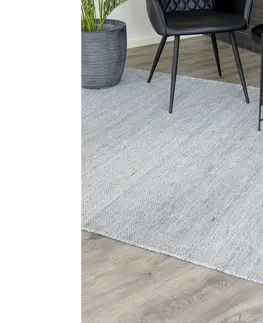 Koberce Norddan Dizajnový koberec Nauricia 230 x 160 cm strieborný