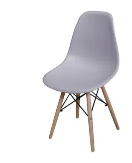 Jedálenské stoličky Jedálenská stolička UNO sivá