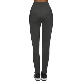 Dámske klasické nohavice Dámske športové legíny BAS BLACK Lorena grafit - XL