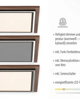 Stropné svietidlá Paul Neuhaus Paul Neuhaus Palma stropné LED svetlo CCT štvorec