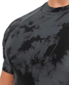 Pánske tričká Pánske kompresné tričko Nebbia FUNCTION 340 Black - M