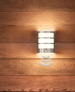 Vonkajšie nástenné svietidlá Philips Philips Python vonkajšie LED svietidlo senzor