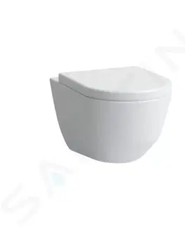 Záchody Laufen - Pro Závesné WC, 530x360 mm, rimless, s LCC, biela H8209664000001