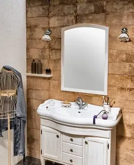 Kúpeľňa SAPHO - RETRO umývadlová skrinka 89x80x48cm, starobiela 1621