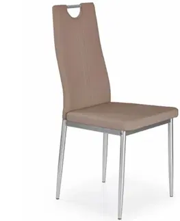 Čalúnené stoličky Stolička W146 eco cappucino stolička