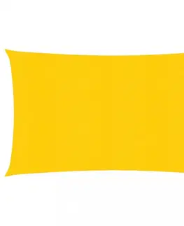 Stínící textilie Tieniaca plachta obdĺžniková HDPE 3 x 4 m Dekorhome Žltá