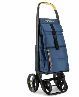 Nákupné tašky a košíky Rolser Nákupná taška na kolieskach Clec Termo Polar 8 Plus Marina, modrá