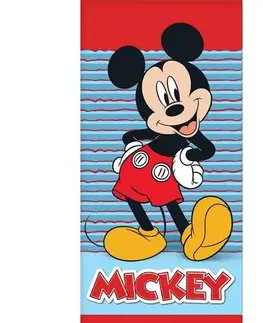 Doplnky do spálne Carbotex Detská osuška Mickey Mouse Vždy s úsmevom, 70 x 140 cm
