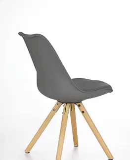 Jedálenské stoličky a kreslá Jedálenská stolička K201 Halmar Biela