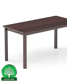Borovicové stoly Stôl borovica ST104-150x75x75 orech