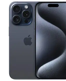 Mobilné telefóny Apple iPhone 15 Pro 256GB, titánová modrá MTV63SXA